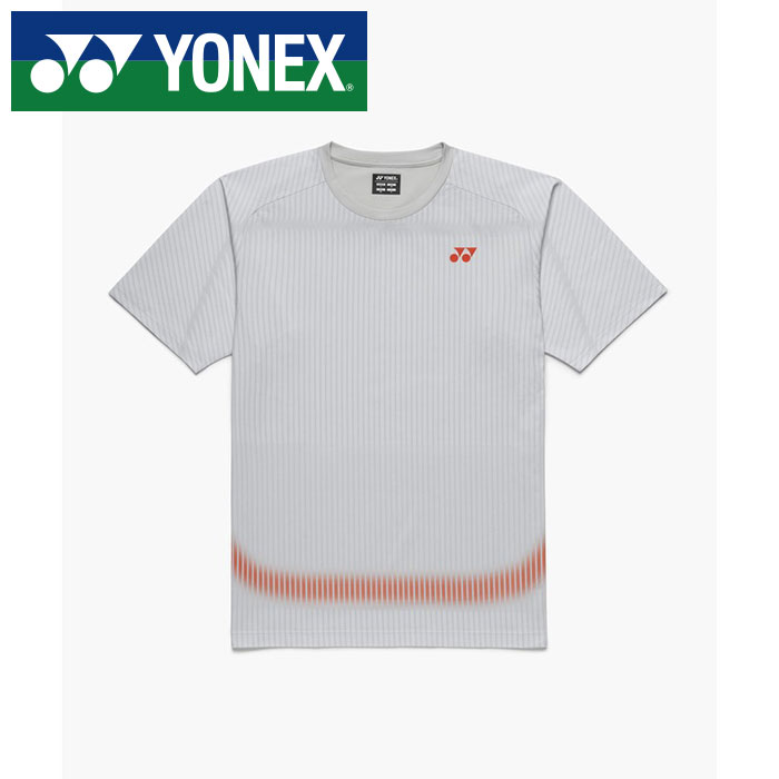 Rakuten - 【メール便送料無料(追跡可能)】【 2026年 春夏モデル】【 ヨネックス YONEX 】【 ウェア 】 テニス バドミントン 半袖 Tシャツ ドライ 速乾 メンズ レディース 男女兼用 シャツ 16844 (024) シルバーグレー [260517][amz]