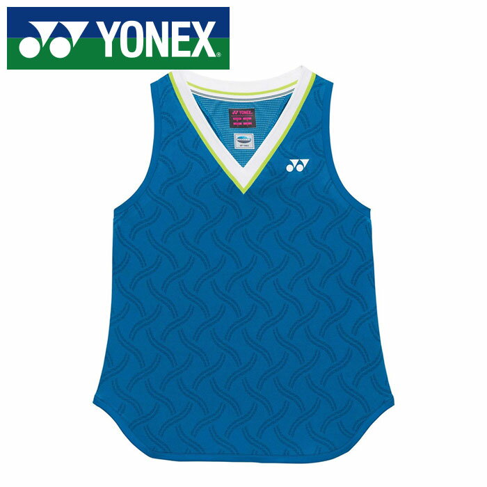 Rakuten - 【メール便送料無料(追跡可能)】【 2026年 春夏モデル】【 ヨネックス YONEX 】【 ウェア 】 テニス バドミントン レディース フィット タンクトップ 20921 (002) ブルー [260517][amz]