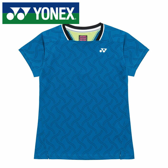 Rakuten - 【メール便送料無料(追跡可能)】【 2026年 春夏モデル】【 ヨネックス YONEX 】【 ウェア 】 テニス バドミントン レディース 半袖 ゲームシャツ シャツ 20922 (002) ブルー [260517][amz]
