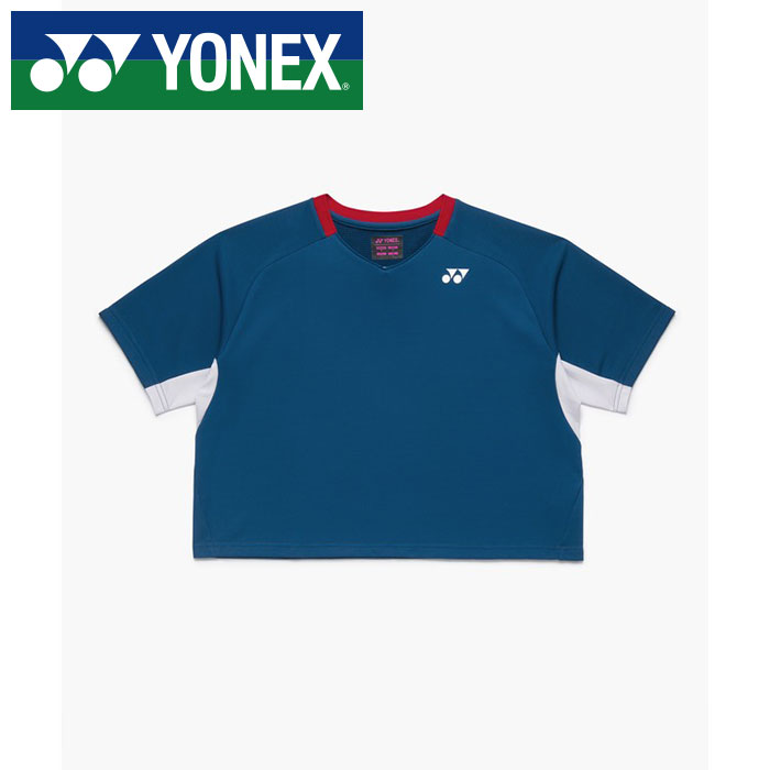 Rakuten - 【メール便送料無料(追跡可能)】【 2026年 春夏モデル】【 ヨネックス YONEX 】【 ウェア 】 テニス バドミントン レディース 半袖 ゲームシャツ シャツ 20937 (169) インディゴブルー [260517][amz]