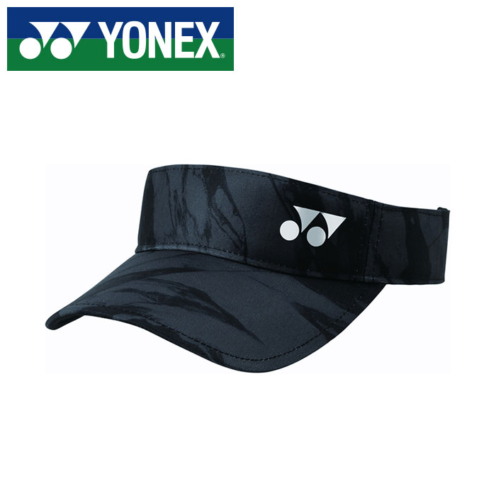 【 2025年 秋冬モデル】【 ヨネックス YONEX 】 テニス レディース サンバイザー 40121 (007) ブラック..