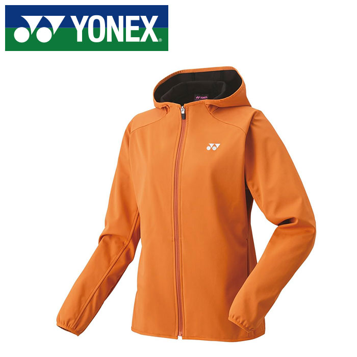 ★ヒートカプセルで+3℃温かい＆制電★【ヨネックス　YONEX】【ウェア】 レディース用ウォームアップパーカー 女性用 スポーツウェア テニス バドミントン 58105 (292) カッパーオレンジ [231013] 1