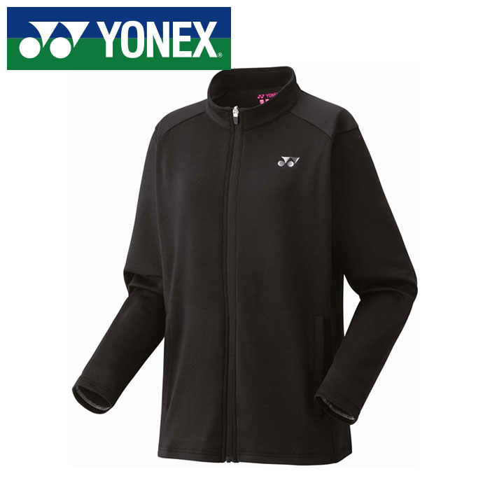 【 2025年 秋冬モデル】【 ヨネックス YONEX 】【 ウェア 】 テニス バドミントン レディース ニット ジャケット フルジップ ウォームアップ ウェア アウター 58113 (007) ブラック [251015][amz] クリスマス プレゼント