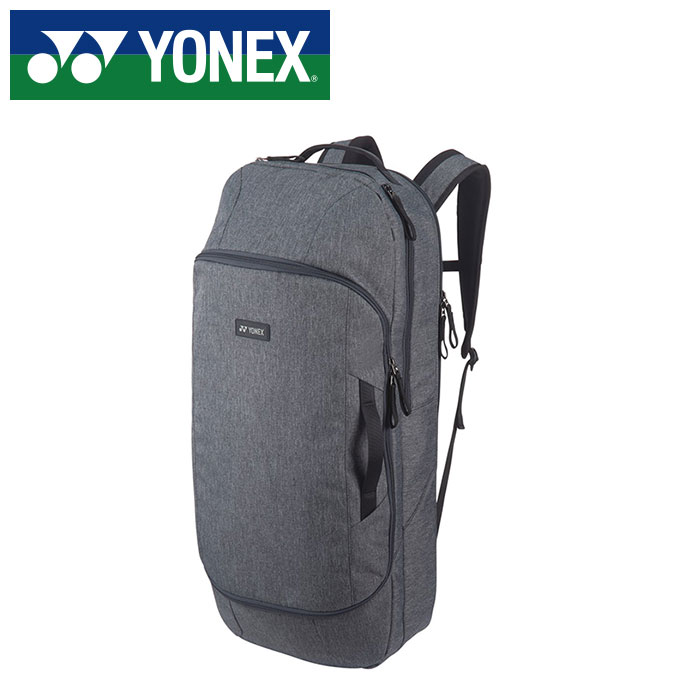 樂天商城 - ★テニスラケット3本収納可★【 ヨネックス YONEX 】【 スポーツバッグ 】テニス ボックスラケットバッグ バックパック BAG2312 (275) グレーモク [231013][amz]