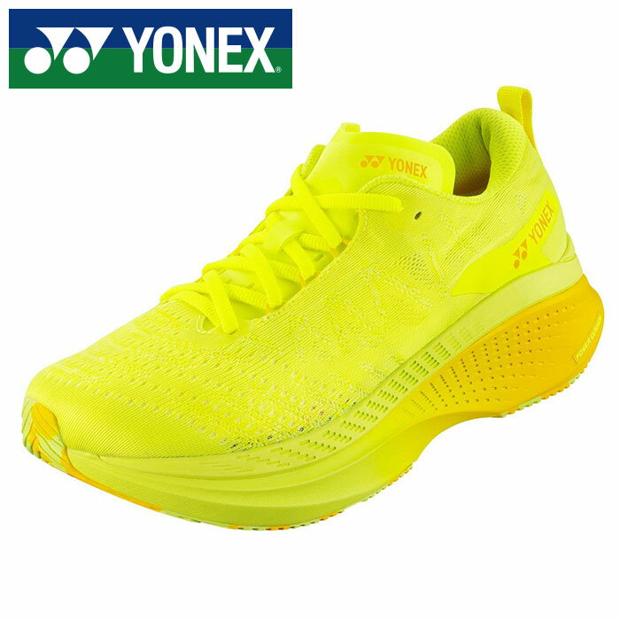 [最大2000円OFFクーポン発行中]【 2025年 秋冬モデル】【 ヨネックス YONEX 】【 シューズ 靴 】 ランニングシューズ カーボンクルーズXRメン メンズ 厚底 ランニング シューズ SHRXR1M (644) サニーライム [251015][amz]