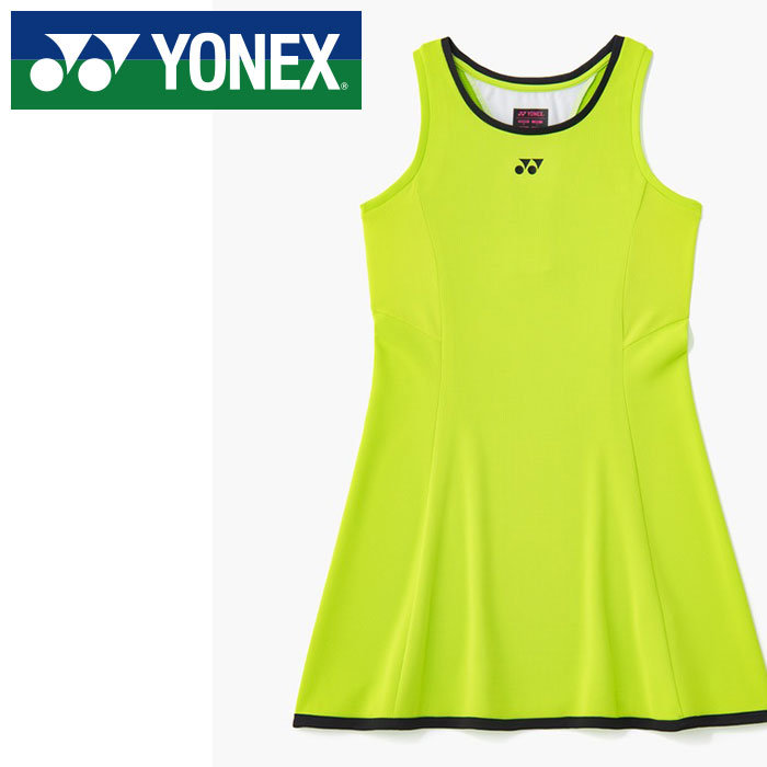 Other - ★バドミントン協会審査合格品★【 2026年 春夏モデル】【 ヨネックス YONEX 】【 ウェア 】 テニス バドミントン レディース ワンピース 20938 (680) フレッシュライム [260517][amz]