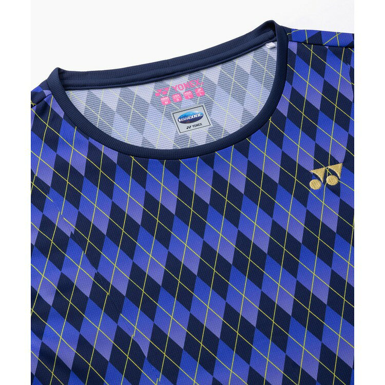 アスリート ステージの【メール便送料無料(追跡可能)】【 2026年 春夏モデル】【 ヨネックス YONEX 】【 ウェア 】 テニス バドミントン レディース 半袖 ゲームシャツ シャツ 20971 (554) ダークネイビー [260517][amz]｜アングル3