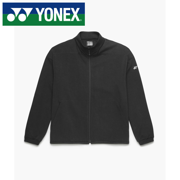 Rakuten - 【 2026年 春夏モデル】【 ヨネックス YONEX 】【 ウェア 】 テニス バドミントン ニット フルジップ ジャケット メンズ レディース 男女兼用 練習着 トレーニングウェア 移動着 50193 (007) ブラック [260517][amz]