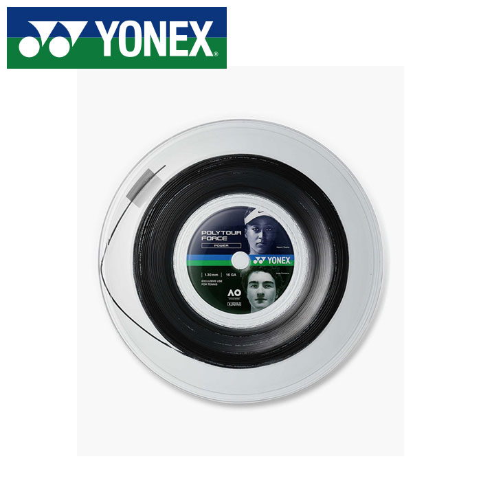 Rakuten - 【 2026年 春夏モデル】【 ヨネックス YONEX 】 硬式 テニス ガット ポリツアー フォース 125 ( 200m ) ストリング PTFO25R2 (007) ブラック [260517][amz]