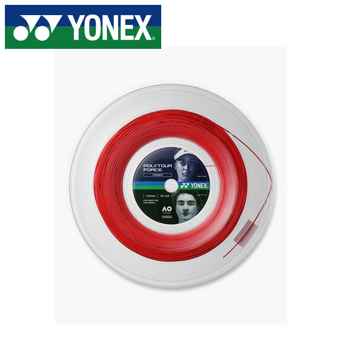 Rakuten - 【 2026年 春夏モデル】【 ヨネックス YONEX 】 硬式 テニス ガット ポリツアー フォース 125 ( 200m ) ストリング PTFO25R2 (212) ブライトレッド [260517][amz]