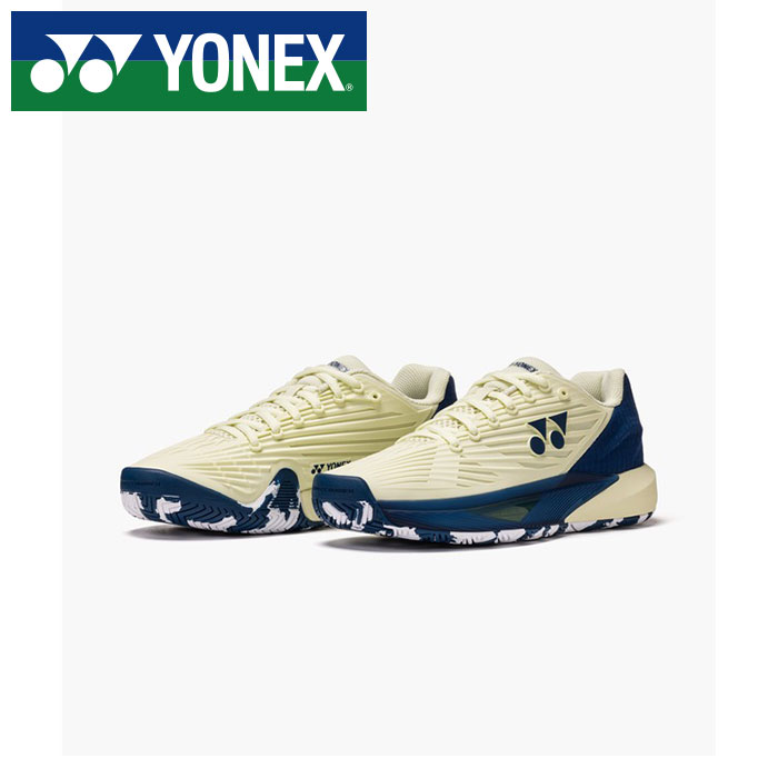 【 2026年 春夏モデル】【 ヨネックス YONEX 】【 シューズ 靴 】 レディース テニスシューズ パワークッション エクリプション 5LAC オールコート テニス SHTE5LAC (358) シャンパン/ネイビー [260517][amz]