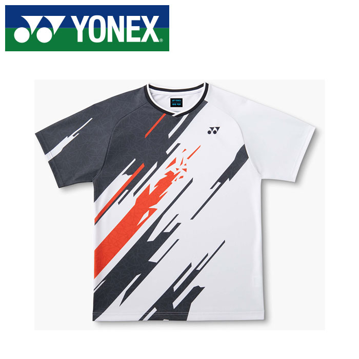 【メール便送料無料(追跡可能)】【 2026年 春夏モデル】【 ヨネックス YONEX 】【 ウェア 】 テニス バドミントン ジュニア 半袖 ゲームシャツ 子供 10747J (011) ホワイト [260524][amz]