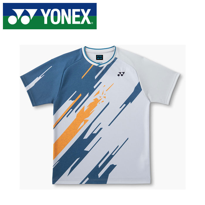【メール便送料無料(追跡可能)】【 2026年 春夏モデル】【 ヨネックス YONEX 】【 ウェア 】 テニス バドミントン ジュニア 半袖 ゲームシャツ 子供 10747J (326) アイスグレー [260524][amz]
