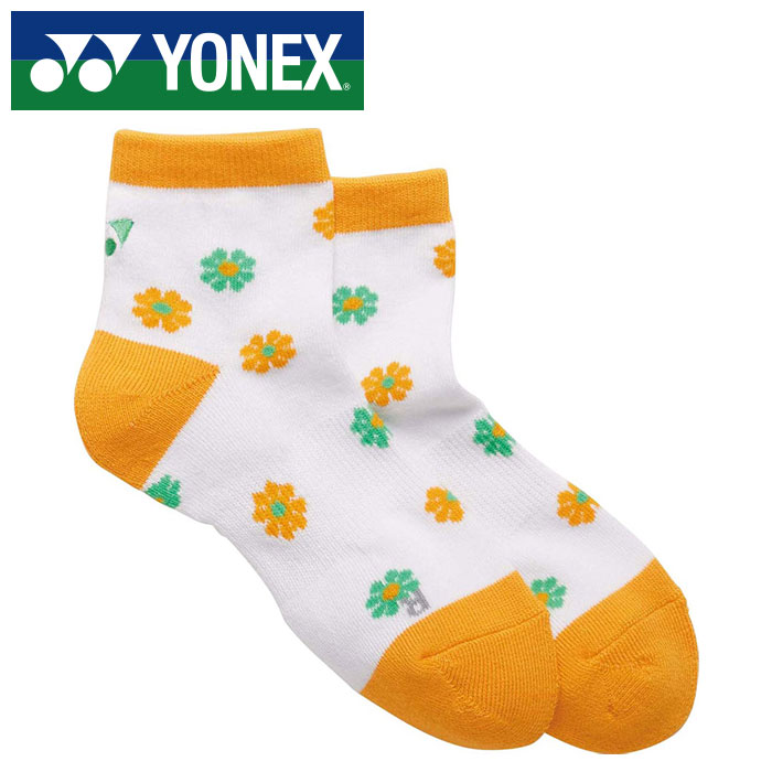 Rakuten - 【メール便送料無料】【 2026年 春夏モデル】【 ヨネックス YONEX 】【 ソックス 靴下 】 テニス バドミントン レディース アンクルソックス 22-25cm 29262Y (221) ヤマブキ [260524][amz]