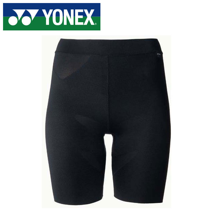 Spats - 【メール便送料無料(追跡可能)】【 2026年 春夏モデル】【 ヨネックス YONEX 】【 ウェア 】 テニス バドミントン レディース ハーフスパッツ STB 高機能 インナー パンツ ハーフ スパッツ タイツ STBA2514 (007) ブラック [260524][amz]