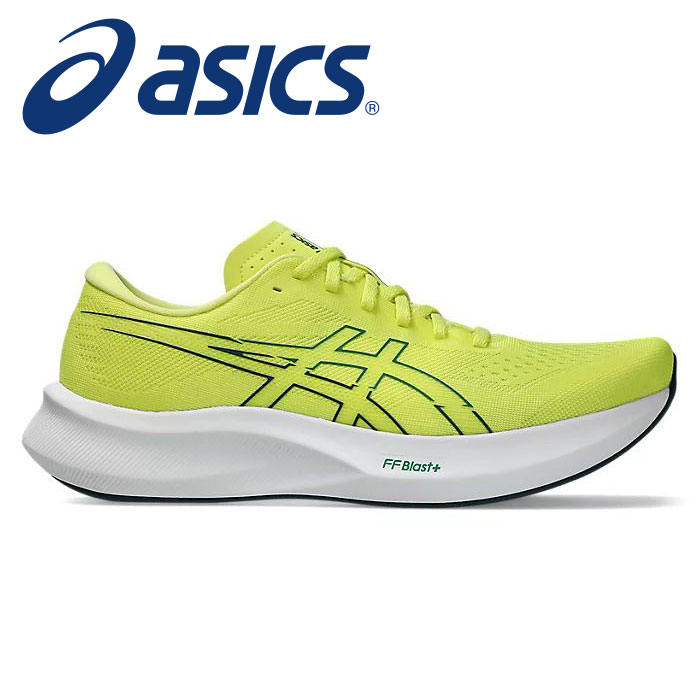 ★クッション性＆前への推進力★【 2025年 秋冬モデル】【 アシックス asics 】【 シューズ 靴 】 ランニングシューズ エボライド スピード 3 ワイド EvoRide Speed メンズ 軽量 幅広 ランニング シューズ マラソン 1011B968 (750) シトロン/Jグリーン [ten][250910][amz]