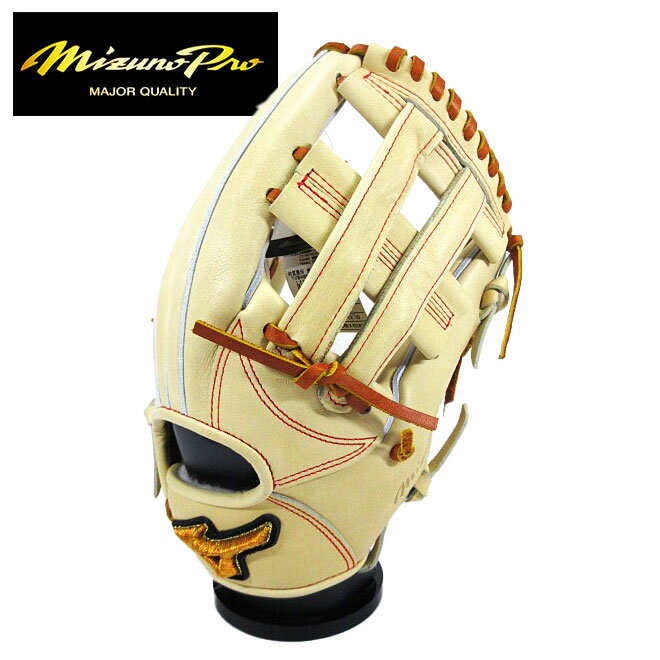 ★ポイント10倍！展示会限定品★【 ミズノプロ Mizuno Pro 】【 グラブ グローブ 】 野球 一般 軟式 グローブ(内野手用) 右投げ Classic 1AJGR31133 (8049) ブロンド×コルク [ten][240822][グラブ袋付き/箱入り][刺繍可][amz] クリスマス プレゼント