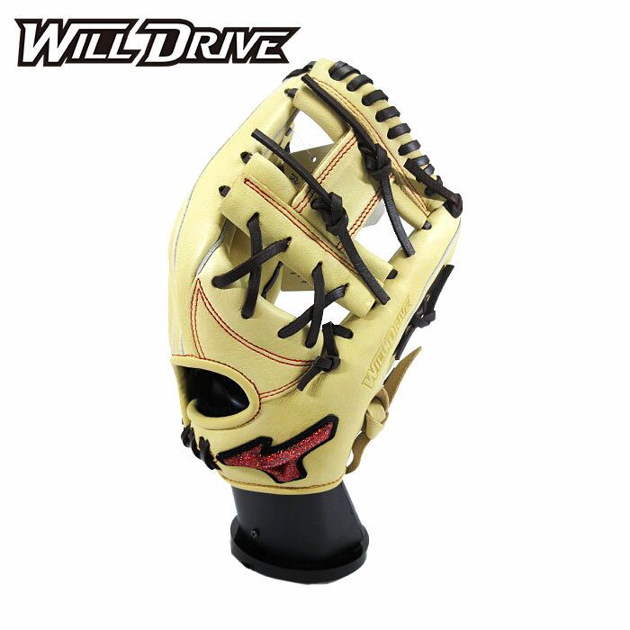 ★限定AXI仕様★【 ミズノ MIZUNO 】【 グラブ グローブ 】 野球 ジュニア 軟式 グローブ(オールラウンド用) ウィルドライブ レッド AXI 右投...