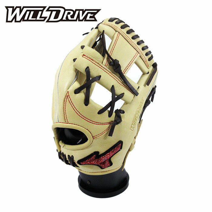 ★限定AXI仕様★【 ミズノ MIZUNO 】【 グラブ グローブ 】 野球 ジュニア 軟式 グローブ(オールラウンド用) ウィルドライブ レッド AXI 右投...