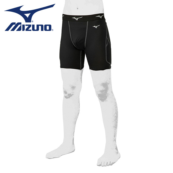 [最大2000円OFFクーポン発行中]【即日発送】【メール便送料無料】【ミズノ　MIZUNO】【ウェア】野球　スライディングパンツ (ジュニア用) KUGEKI　インナー　子供　こども　12JB0P3309　ブラック　[ten][210424]