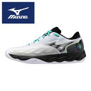 ★オムニ・クレーコート用!高いクッション性で快適な履き心地★【ミズノ MIZUNO】【シューズ 靴】 テニスシューズ ウエーブエンフォースコート ワイド OC ...