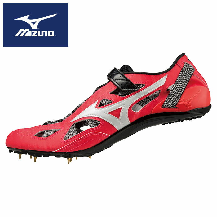 【ミズノ MIZUNO】【特価SALE セール価格】【シューズ 靴】 陸上スパイク 短距離用 クロノインクス9 メンズ レディース 男女兼用 オールウェザートラック専用 U1GA210031 コーラル/ホワイト/ブ…