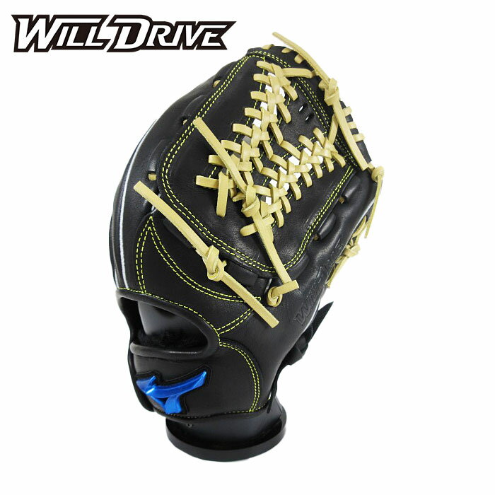 [型付け1円(オプション含む)]★すぐ使える柔らかさ★【 2025年 秋冬モデル】【 ミズノ MIZUNO 】【 グラブ グローブ 】 野球 一般 軟式 グローブ オールラウンド ウィルドライブ ブルー 右投げ 大人 限定 1AJGR33700 (0980) ブラック×ブロンド [ten][250926][刺繍可][amz]
