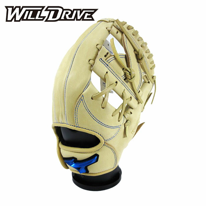 [型付け1円(オプション含む)]【 2025年 秋冬モデル】【 ミズノ MIZUNO 】【 グラブ グローブ 】 野球 ジュニア 軟式 グローブ オールラウンド ウィルドライブ ブルー 右投げ 子供 小学生 少年野球 限定 1AJGY33420 (80) ブロンド [ten][251024][刺繍可][amz]