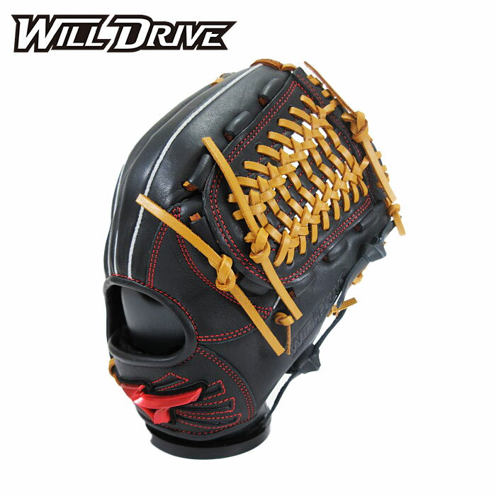[型付け1円(オプション含む)]【 2025年 秋冬モデル】【 ミズノ MIZUNO 】【 グラブ グローブ 】 野球 一般 軟式 グローブ オールラウンド ウィルドライブ レッド IBE 右投げ 1AJGR33600 (0949) ブラック×コルク [ten][250823][刺繍可][amz] クリスマス プレゼント