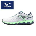 ★オムニ・クレーコート用★【2025年春夏モデル】【ミズノ MIZUNO】【シューズ 靴】 テニスシューズ ウエーブ エンフォース ツアー 2 OC メンズ レ...