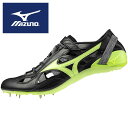 ★スムーズな重心移動を可能にする高速設計★【 ミズノ MIZUNO 】【シューズ 靴】陸上競技 スパイク(短距離/ハードル) クロノインクス9 オールウェザート...