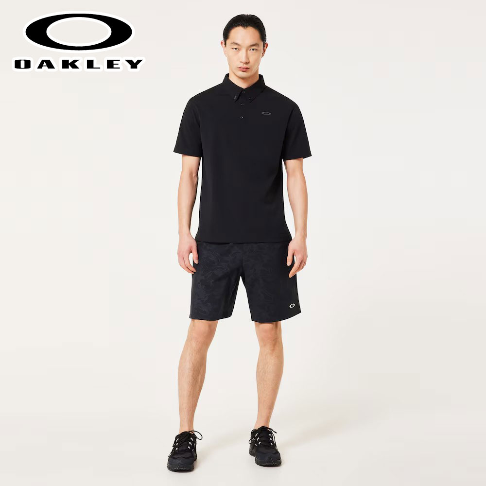 【即日発送】【メール便送料無料】【2025年春夏モデル】【オークリー　Oakley】【ウェア】 ポロシャツ O-Sync Pack Polo Seersucker 1.0 メンズ オークリー FOA407567 (02E) ブラックアウト [ten][250228]