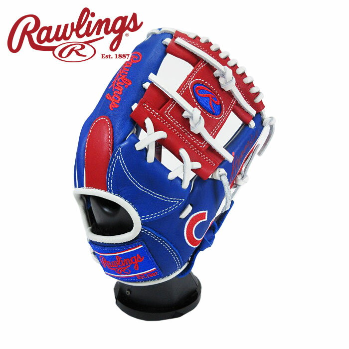 [型付け1円(オプション含む)]【2025年春夏モデル】【ローリングス　Rawlings】【グラブ　グローブ】 野球 ジュニア 軟式 グローブ オールラウンド用 ハイパーテック MLB チーム 右投げ ローリングス 少年野球 GJ5HTMG9M (CHC) カブス [ten][250228][刺繍可]