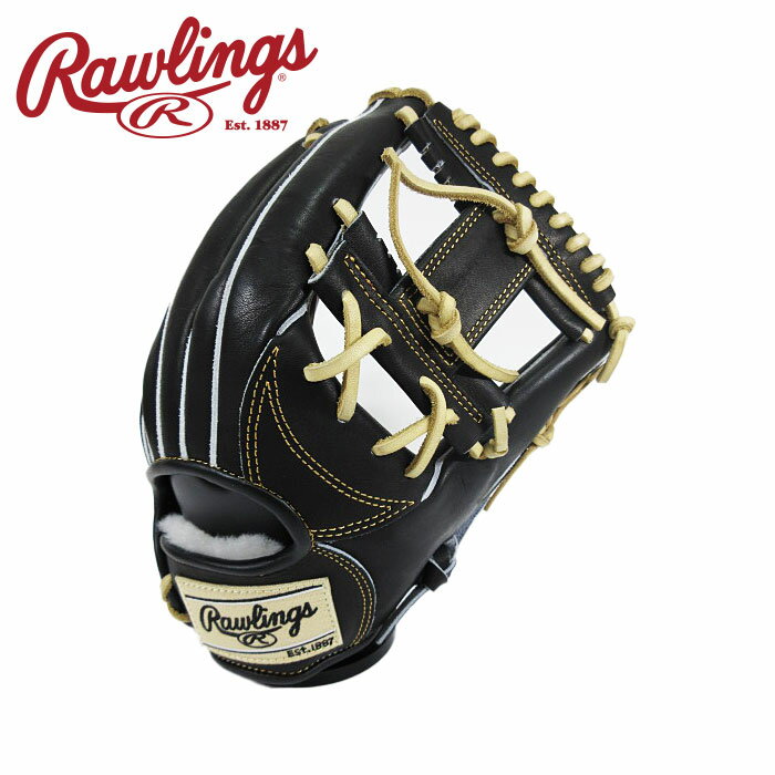 [型付け1円(オプション含む)]【2025年春夏モデル】【ローリングス　Rawlings】【グラブ　グローブ】 野球 一般 軟式 グローブ 内野手 HOH プロ エクセル FSスタイル 右投げ ローリングス GR5HE934FS (B) ブラック [ten][250418][刺繍可]