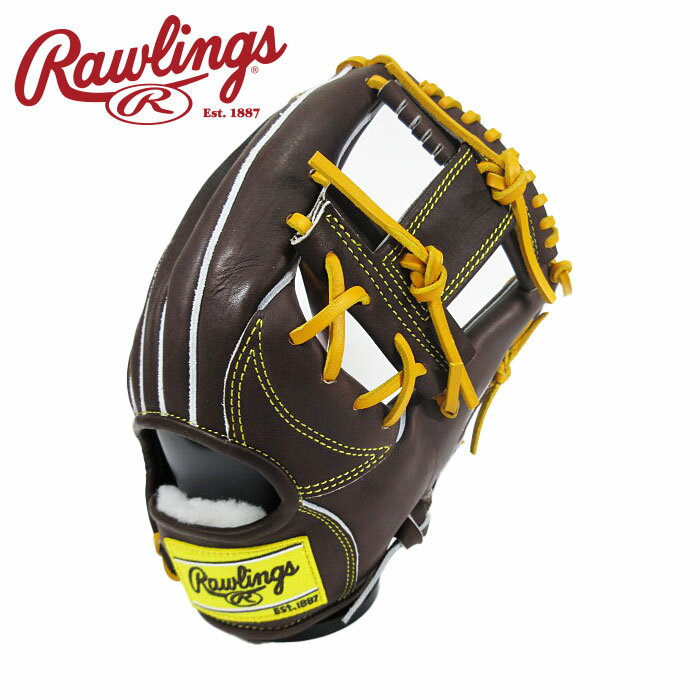 [型付け1円(オプション含む)]【2025年春夏モデル】【ローリングス　Rawlings】【グラブ　グローブ】 野球 一般 軟式 グローブ 内野手 HOH プロ エクセル FSスタイル 右投げ ローリングス GR5HE934FS (CHO) チョコレート [ten][250418][刺繍可]