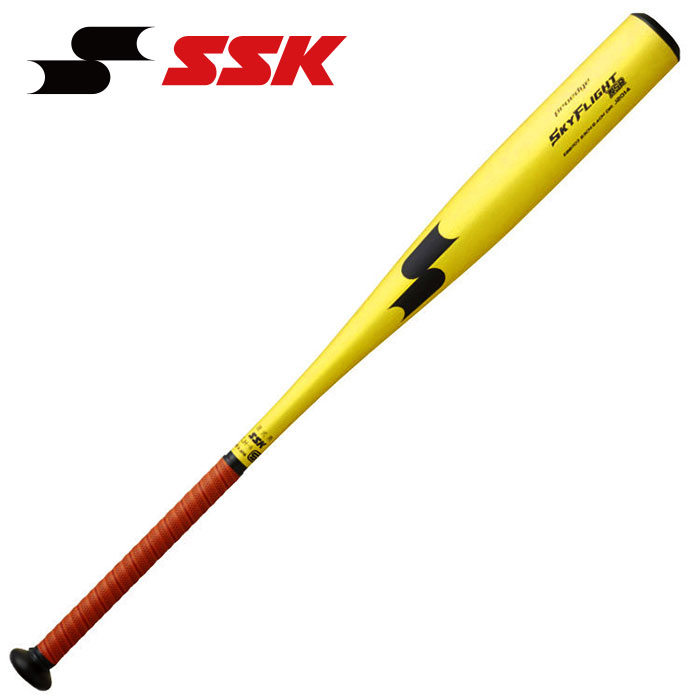 ★新基準対応バット★【SSK　エスエスケイ】【バット】野球 硬式用金属製バット スカイフライト NSR 83cm 84cm 900g以上 高校野球 オールラウンドバランス プロエッジ EBB1103 (3090) イエローゴールド/ブラック [ten][240718]