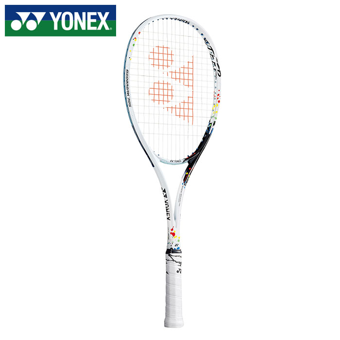 【ヨネックス YONEX】ソフトテニスラケット フレームのみ ジオブレイク 70Sステア 後衛向け 軟式用 GEO70S-S 553 ホワイト/ダークネイビー [ten][220411] 父の日 プレゼント