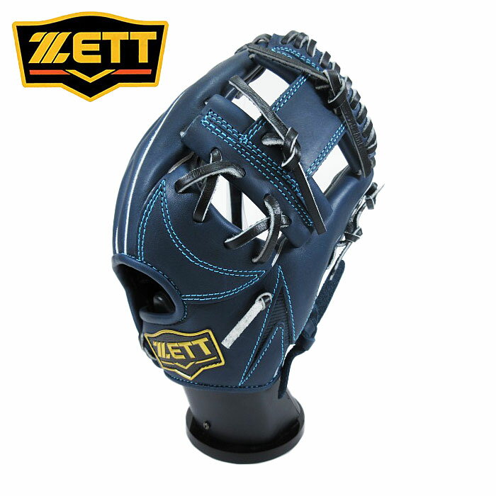 [型付け1円(オプション含む)]【2025年春夏モデル】【ゼット　ZETT】【グラブ　グローブ】 野球 ジュニア 軟式 グローブ (二塁手/遊撃手用) ZERO ONE STAGE ゼロワンステージ 右投げ 子供 小学生 セカンド ショート 内野手 BJGB71510S (2900) ネイビー [ten][241226][刺繍可]