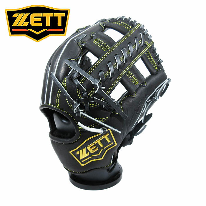 [型付け1円(オプション含む)]【ゼット　ZETT】【グラブ　グローブ】野球 一般軟式用グローブ(オールラウンド用) ウイニングロード 右投げ用 BRGB33410R 1900 (ブラック) [ten][240124][刺繍可] 父の日
