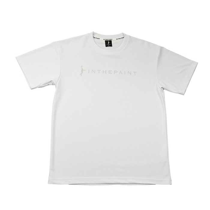【メール便送料無料】【インザペイント　IN THE PAINT　ベンチウォーマー】【ウェア】バスケット 半袖Tシャツ 男女兼用 プラクティスシャツ プラシャツ 練習着 ITP24301 (0197) ホワイト×アイスグレー [y][240527]