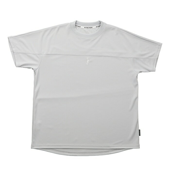 【メール便送料無料】【インザペイント　IN THE PAINT　ベンチウォーマー】【ウェア】バスケット 半袖Tシャツ 男女兼用 プラクティスシャツ プラシャツ 練習着 ITP24319 (9701) アイスグレー×ホワイト [y][240527]