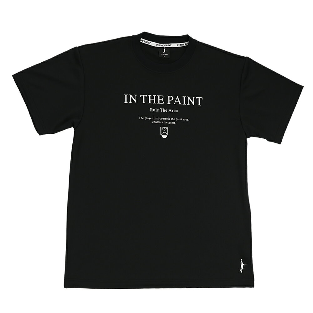 【メール便送料無料】【インザペイント　IN THE PAINT　ベンチウォーマー】【ウェア】 バスケット 半袖Tシャツ メンズ レディース 男女兼用 プラクティスシャツ プラシャツ 練習着 ITP24411 (10) ブラック [241201] 父の日