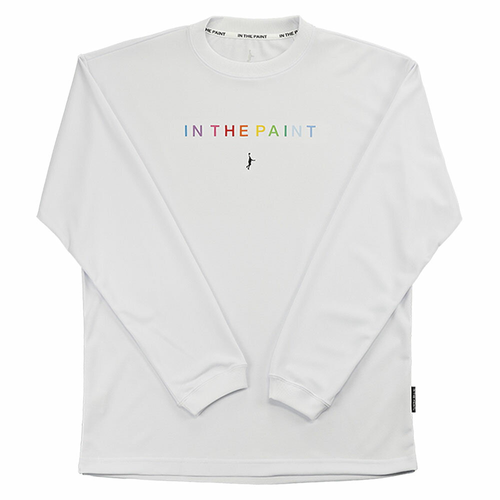 【メール便送料無料】【インザペイント　IN THE PAINT　ベンチウォーマー】【ウェア】 バスケット 長袖Tシャツ メンズ レディース 男女兼用 プラクティスシャツ プラシャツ 練習着 ITP24415 (01) ホワイト [241201]