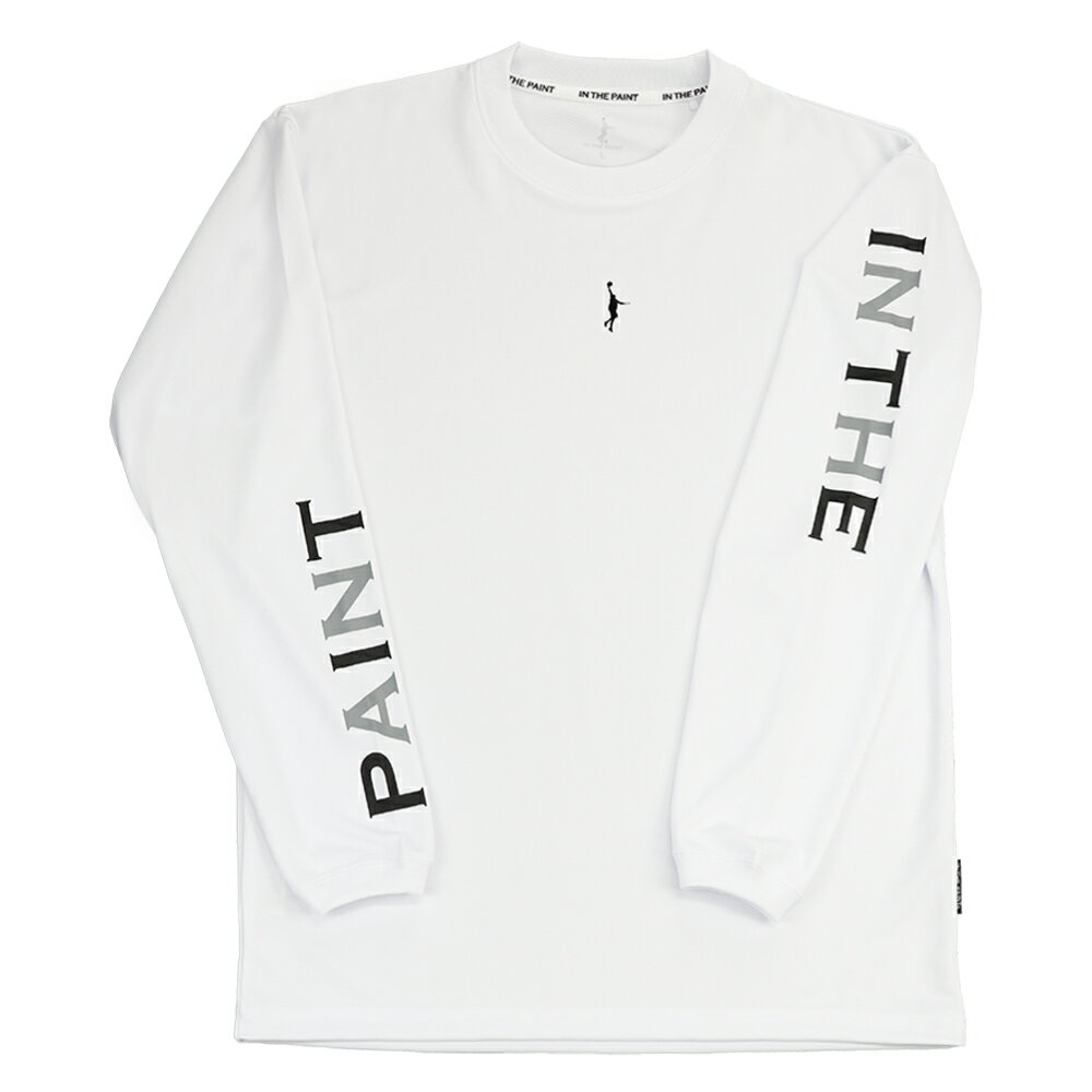 【メール便送料無料】【インザペイント　IN THE PAINT　ベンチウォーマー】【ウェア】 バスケット 長袖Tシャツ メンズ レディース 男女兼用 プラクティスシャツ プラシャツ 練習着 ITP24418 (01) ホワイト [241201] 父の日