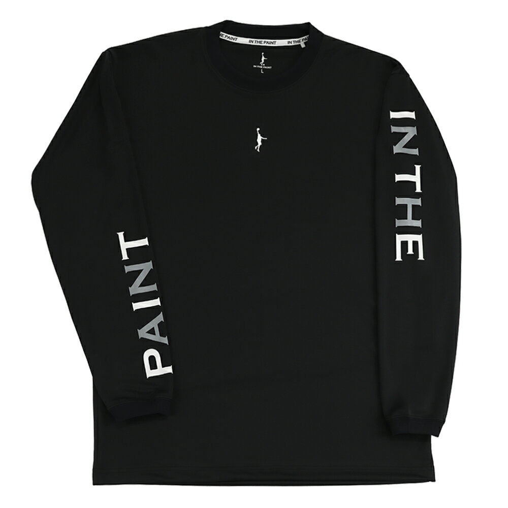 【メール便送料無料】【インザペイント　IN THE PAINT　ベンチウォーマー】【ウェア】 バスケット 長袖Tシャツ メンズ レディース 男女兼用 プラクティスシャツ プラシャツ 練習着 ITP24418 (10) ブラック [241201]