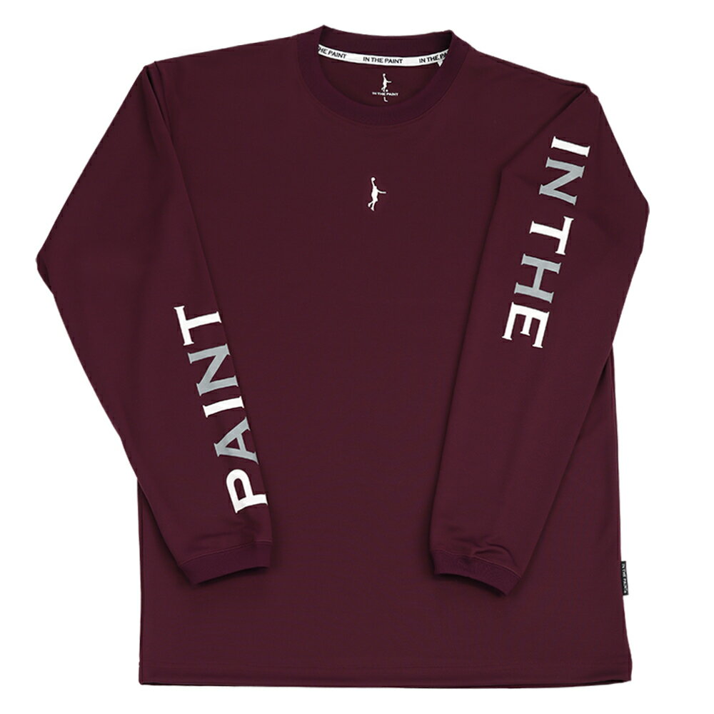 【メール便送料無料】【インザペイント　IN THE PAINT　ベンチウォーマー】【ウェア】 バスケット 長袖Tシャツ メンズ レディース 男女兼用 プラクティスシャツ プラシャツ 練習着 ITP24418 (14) ワイン [241201]