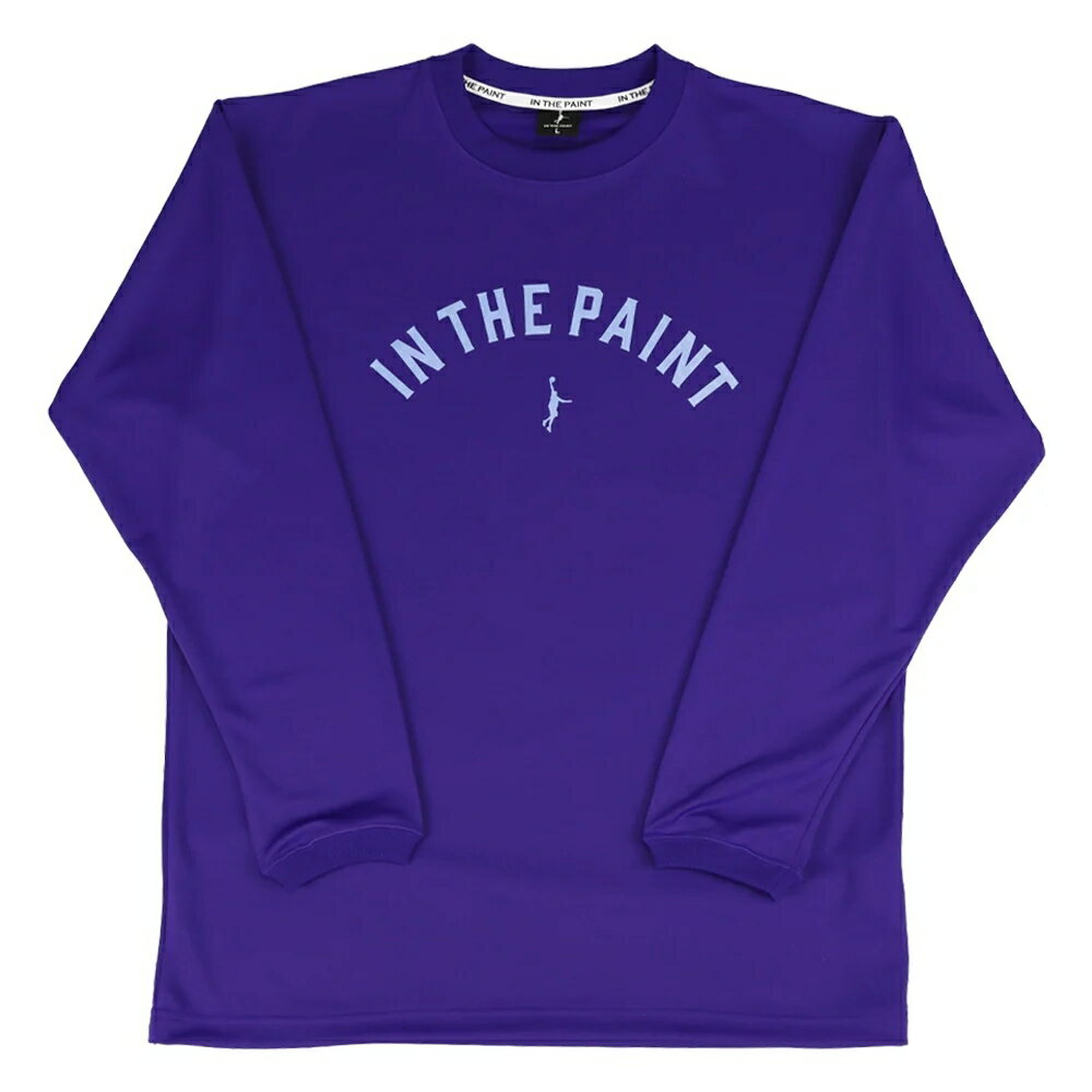 【メール便送料無料】【 インザペイント IN THE PAINT ベンチウォーマー 】【 ウェア 】 バスケ 長袖 Tシャツ メンズ レディース 男女兼用 シャツ ITP25434 パープル [251017][amz]