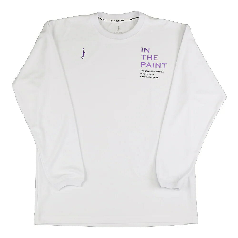 Wear - 【メール便送料無料】【 インザペイント IN THE PAINT ベンチウォーマー 】【 ウェア 】 バスケ 長袖 Tシャツ メンズ レディース 男女兼用 シャツ ITP25435 ホワイト [251017][amz] 父の日