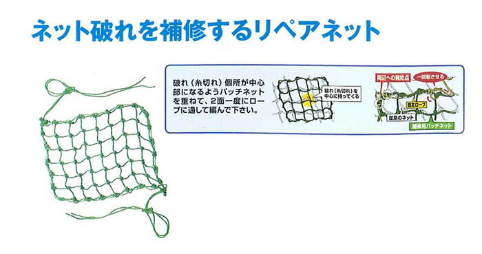 【 ユニックス UNIX 】【 設備 用具 】 野球 バッティング 補修ネット(小) BX72-15 BX7215 [amz]
