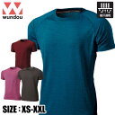 【メール便送料無料】【特価SALE セール価格】【 ウンドウ wundou 】【ウェア】フィットネスTシャツ ユニセックス 男女兼用 トレーニング 吸汗速乾 ス...